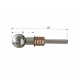 BABY CRIB LOCK BOLT BARREL BOLTS